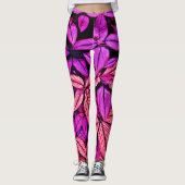 Leggings Neon Feuille se demande (Devant)