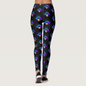 Leggings Neon Firefly sur noir (Dos)