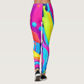 Leggings Neon Fluid Art (Dos)