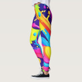 Leggings Neon Fluid Art (Gauche)