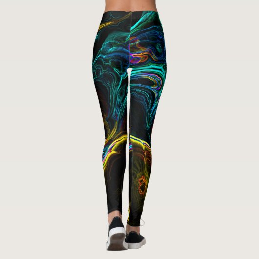Leggings Neon Fractal 1 (Dos)