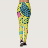 Leggings Neon Funky Memphis Motif (Dos)