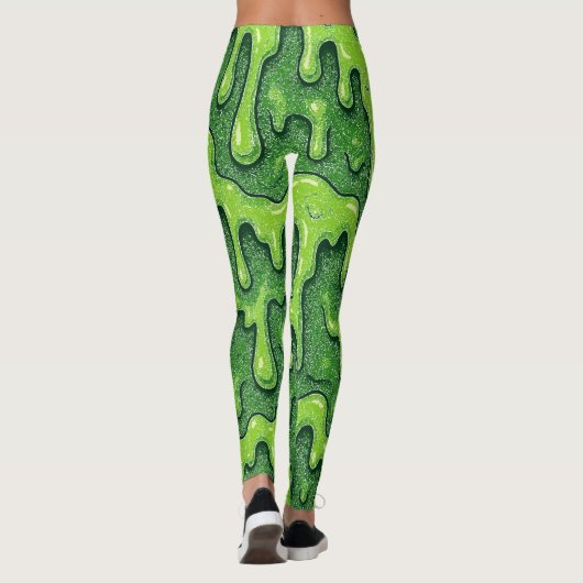 Leggings Neon Green Slime Drift (Dos)