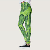 Leggings Neon Green Slime Drift (Gauche)