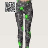Leggings Neon Green Spider Et Web
