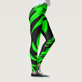 Leggings Neon Green Swirl (Droite)