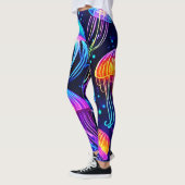 Leggings Neon Jellyfish Dreams (Gauche)