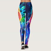 Leggings Neon Jellyfish Vision de l'enfant (Dos)