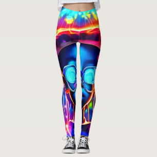 Leggings Neon Jellyfish Vision de l'enfant