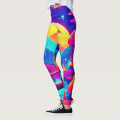 Leggings Neon Jungle Dream Art (Gauche)