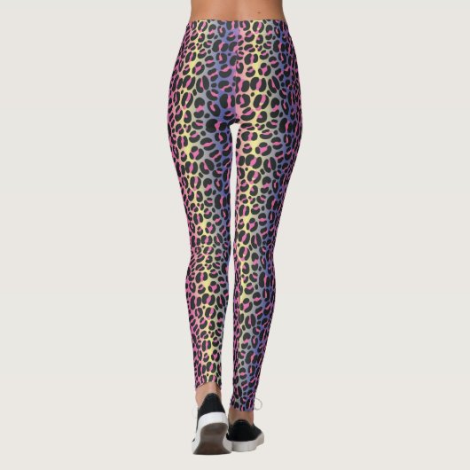 Leggings Néon Leopard (Dos)