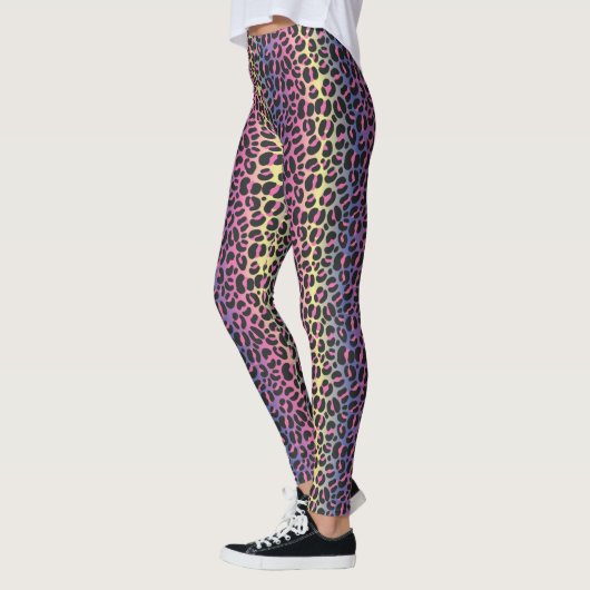 Leggings Néon Leopard (Gauche)