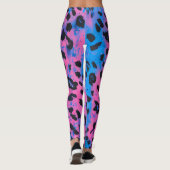 Leggings Neon Leopard Animal GRL Power (Dos)