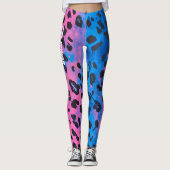 Leggings Neon Leopard Animal GRL Power (Devant)