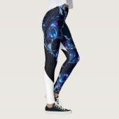 Leggings Neon Nexus : Structure Techno-Organique Intertissé (Droite)