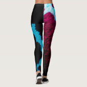 Leggings Neon Noir Cow (Dos)