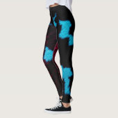 Leggings Neon Noir Cow (Gauche)