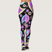 Leggings Neon Paisley Motif (Dos)