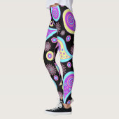 Leggings Neon Paisley Motif (Gauche)