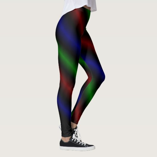 Leggings Neon Parallel Lines Motif, (Droite)