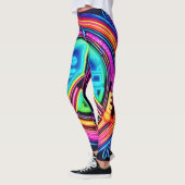 Leggings Neon Peace Mandala (Gauche)