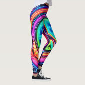 Leggings Neon Peace Mandala (Droite)
