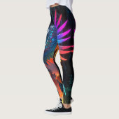 Leggings Neon Phoenix Bird (Gauche)