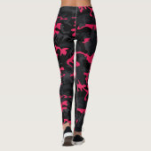 Leggings Neon Pink met en évidence Camo (Dos)