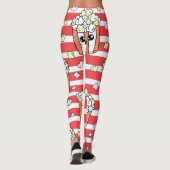 Leggings Neon Popcorn Motif pour enfants (Dos)