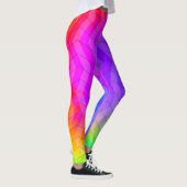 Leggings Neon Rainbow Tie Dye Herringbone (Droite)