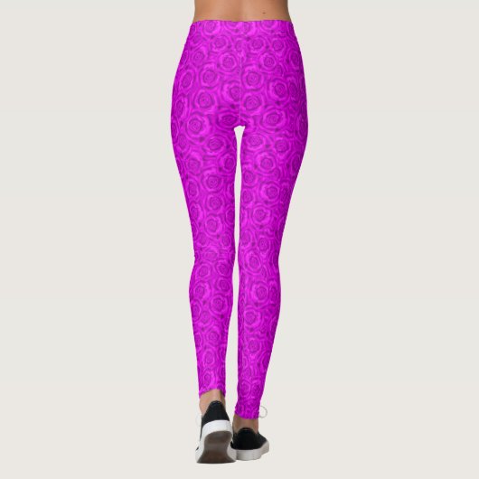 Leggings néon rose (Dos)