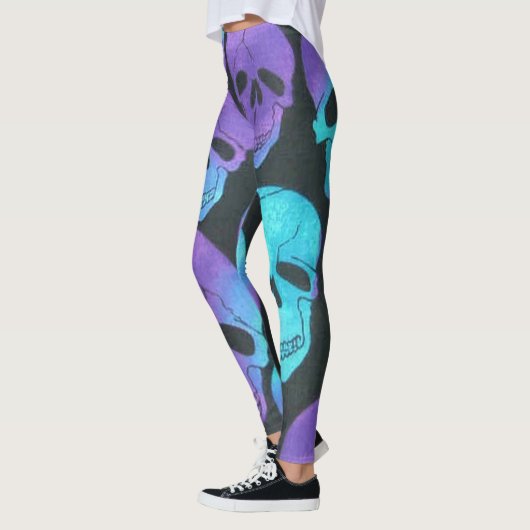 Leggings Neon Skuls (Gauche)