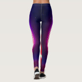 Leggings Neon Smile : Joyeux Feu (Dos)
