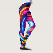 Leggings Neon Spiral Light Art (Droite)
