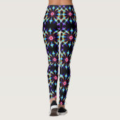 Leggings Neon Starburst Kaleidoscope (Dos)