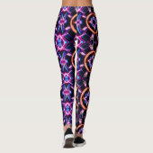 Leggings Neon Starburst Kaleidoscope (Dos)