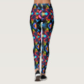 Leggings Neon Starburst Kaleidoscope (Dos)