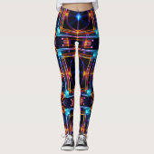 Leggings Neon Starburst Kaleidoscope (Devant)