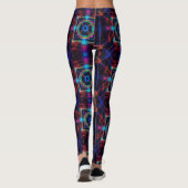 Leggings Neon Starburst Kaleidoscope (Dos)