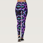Leggings Neon Starburst Kaleidoscope (Dos)
