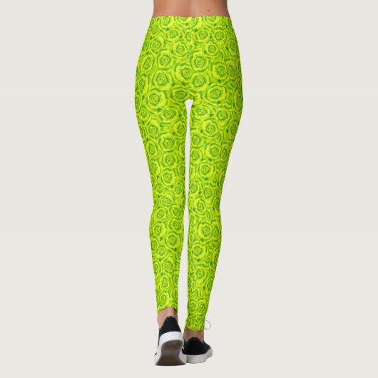 Leggings néon vert (Dos)
