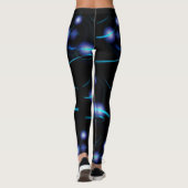 Leggings néons décoratifs aux formes brillantes (Dos)
