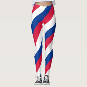 Leggings Népal Couleurs du drapeau national diagonales trié