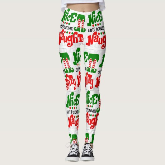 LEGGINGS ***NEUGHTY OU NICE**** DES LÉGUMES INTÉRESSANTS (Devant)