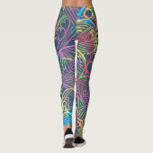 Leggings Neuron aquatique (Dos)