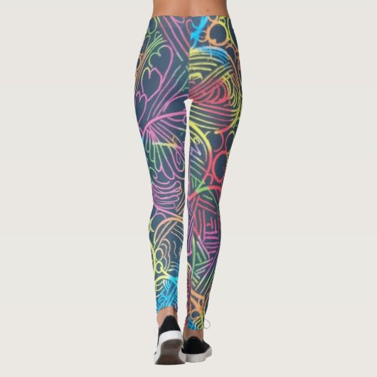 Leggings Neuron aquatique (Dos)