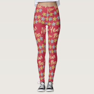 Leggings New Year New Me,Happy New Year 2025 Festive 