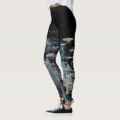 Leggings New York City Blacklight Nights Yoga (Gauche)