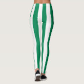 Leggings Nigeria National Drapeau Couleurs Verticales (Dos)