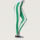 Leggings Nigeria National Drapeau Couleurs Verticales (Droite)